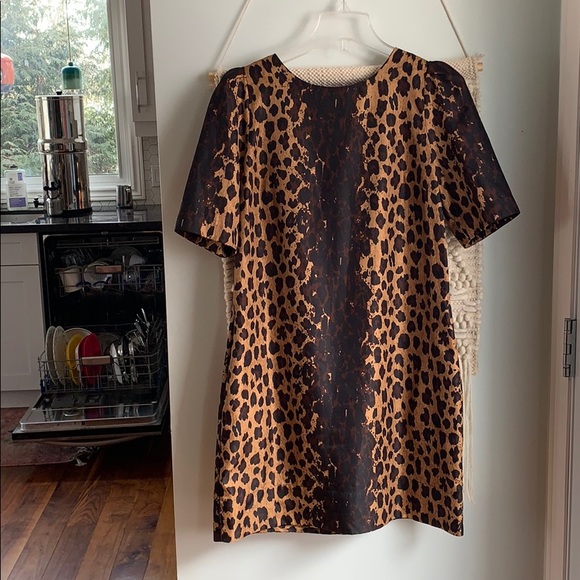 Animal print mini dress. - Picture 1 of 5